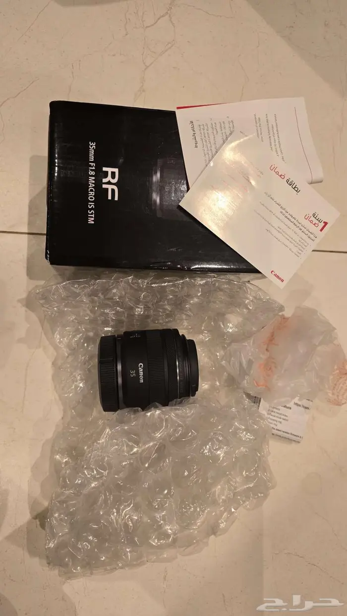 عدسات كانون RF100 macro و RF35 3