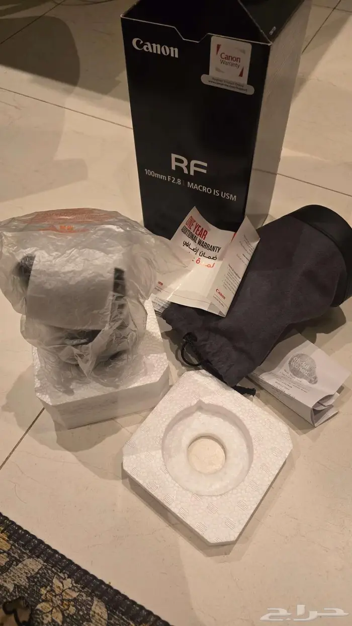 عدسات كانون RF100 macro و RF35 0
