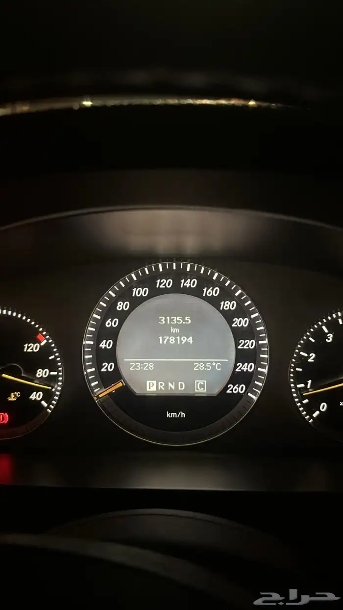 مرسيدس c200 موديل 2009  مالك ثاني من 2011 الممشى 178200km 5