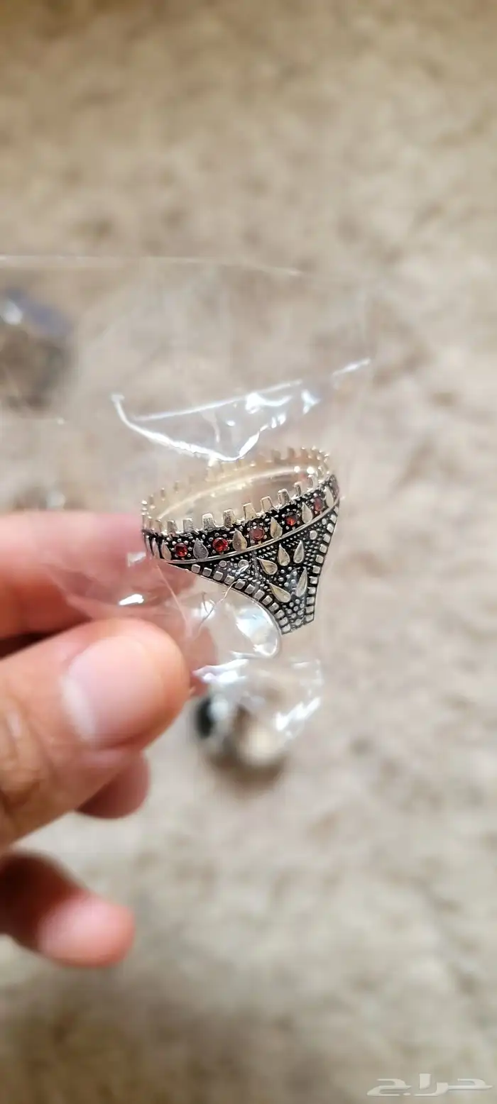 خواتم ثقيله حجم العقيق كبير 2
