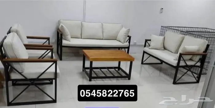 طقم خشب وحديد 1