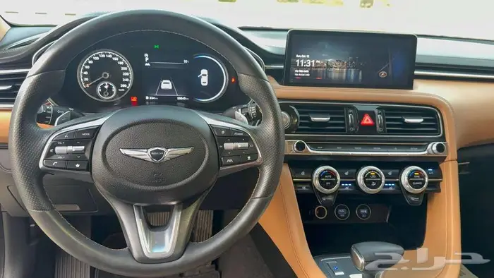 جنسس G70 2021 نظيفة جدا بوضع الوكالة شبه جديد بطاقة جمركية 11