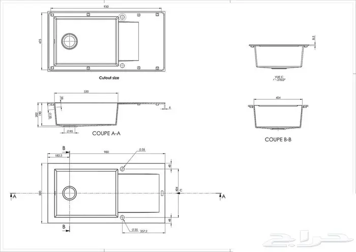 حوض مطبخ هولندي جديد من Cooke   Lewis 3