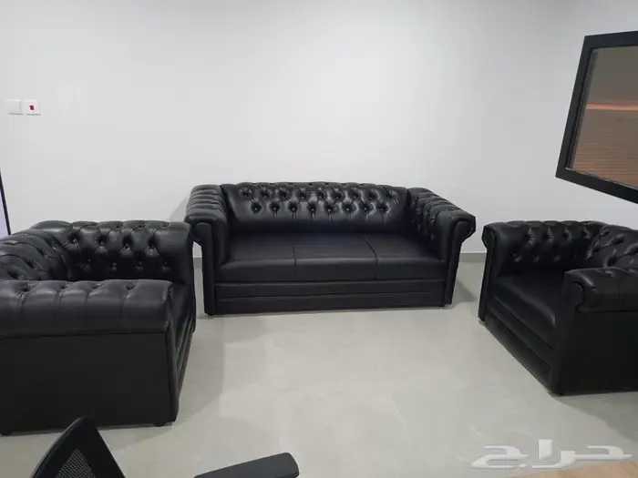 فخم كنب جلد مكتبي مريح وفي توصيل نفسو يوم طلب 0