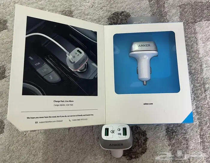 شاحن سياره أنكر اصلي 1