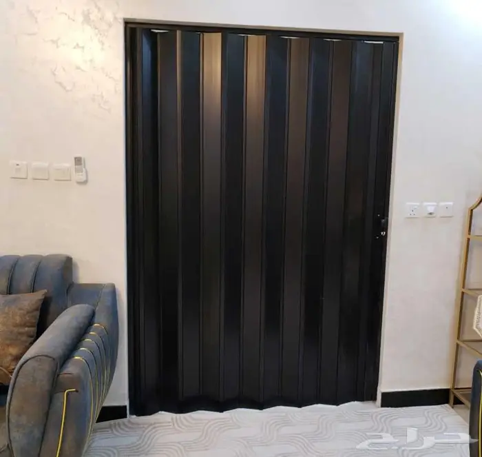 أبواب سحاب أكورديون بلاستيك وجلد - تركيب 24 ساعة 0