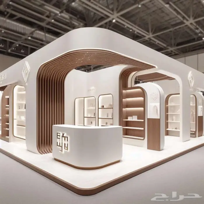 بوث داخلي تصميم سبا تصميم بوثات معارض تصميم وتخطيط هندسي SPA 21
