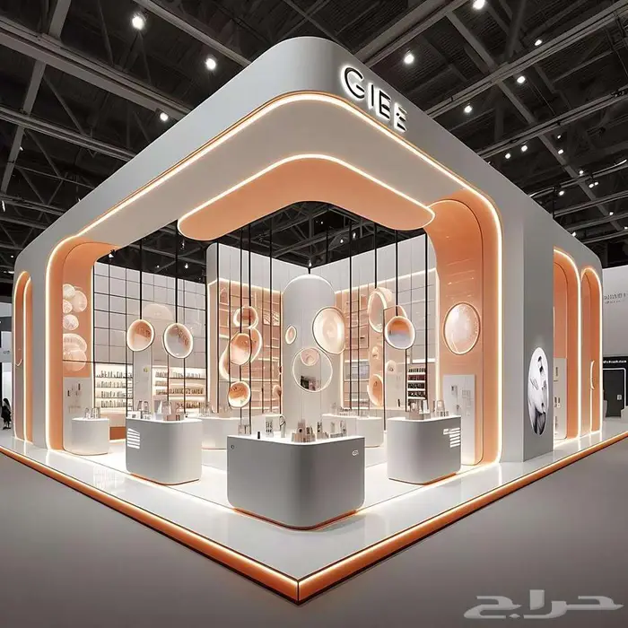 بوث داخلي تصميم سبا تصميم بوثات معارض تصميم وتخطيط هندسي SPA 19