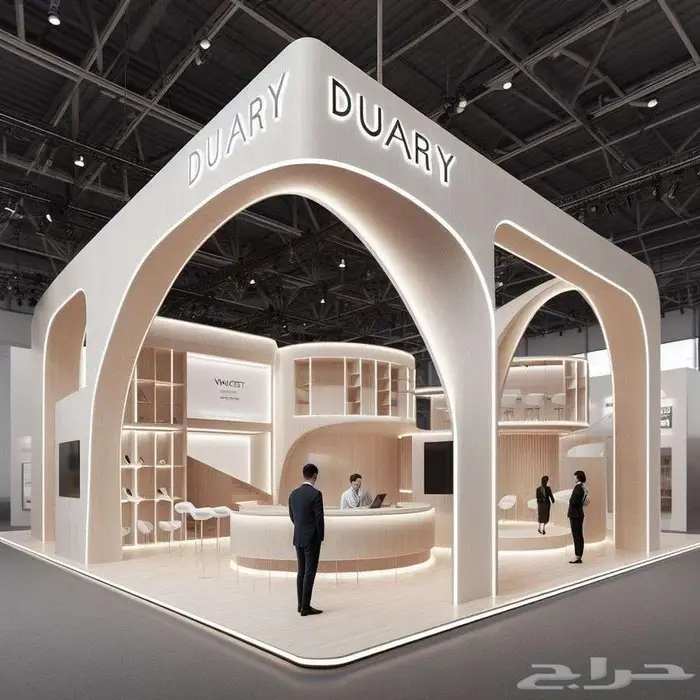 بوث داخلي تصميم سبا تصميم بوثات معارض تصميم وتخطيط هندسي SPA 12