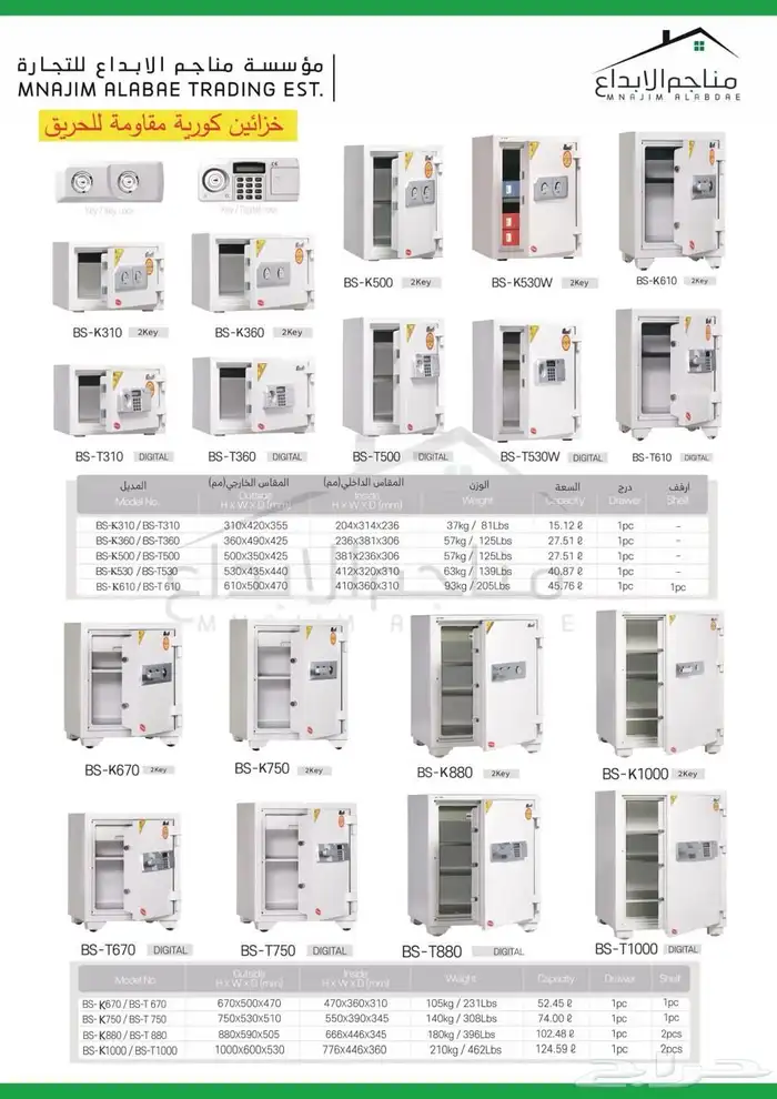 خزنة مقاومة للحريق - تجوري 4