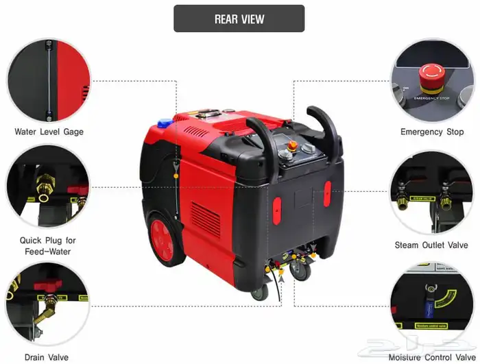 مكنية بخار optima steamer xdجديد 1