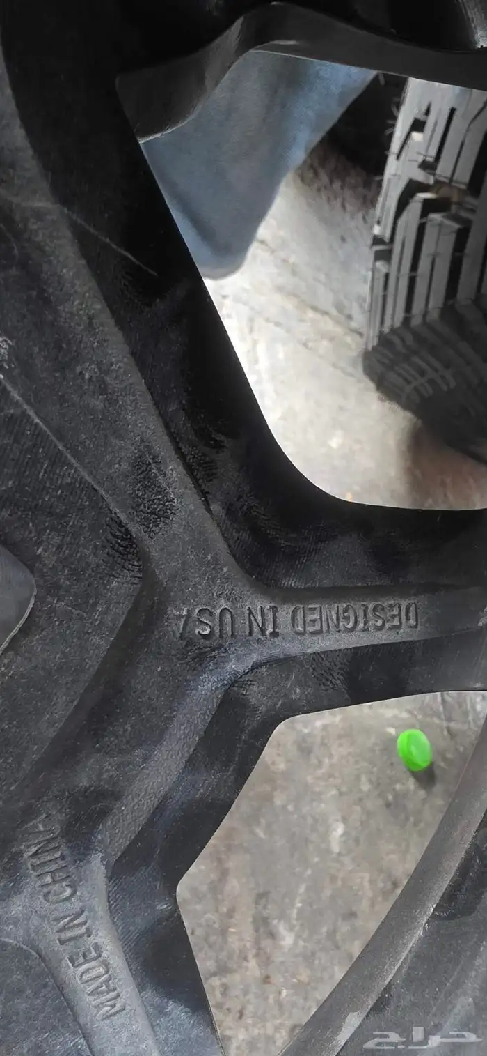 يتوفر جنوط بلاك رينو مقاس 18 اصلي وكاله 4