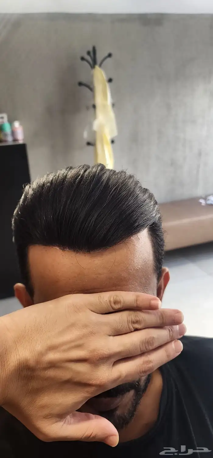 باروكة شعر طبيعي للرجال 2