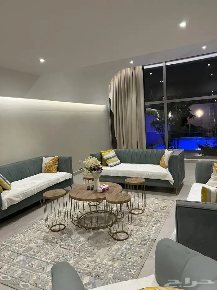 شاليه للايجار السنوي ف الرمال 4