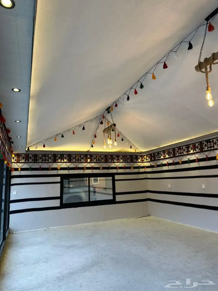 مجالس عربية وتراثية تلبيس قماش بيوت شعر مشبات 9