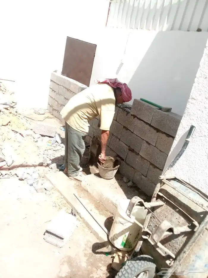 مقاول أعمال عظم وتشطيب وتكسير وترميم تسليم مفتاح 0