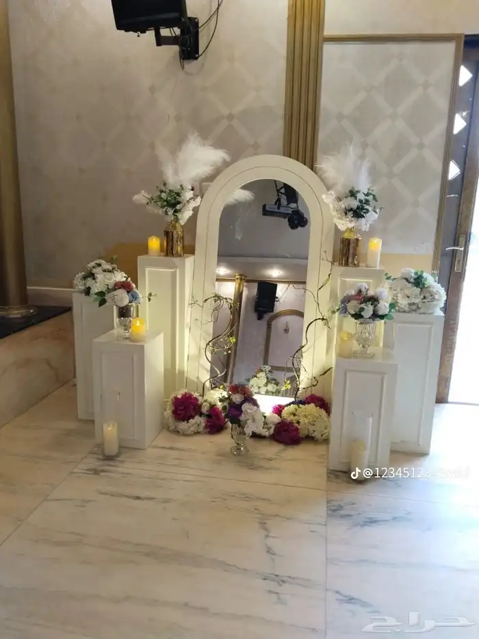 تجهيز وتنسيق حفلات مناسبات زفاف تأجير كراسي طاولات كوش مخيما 2