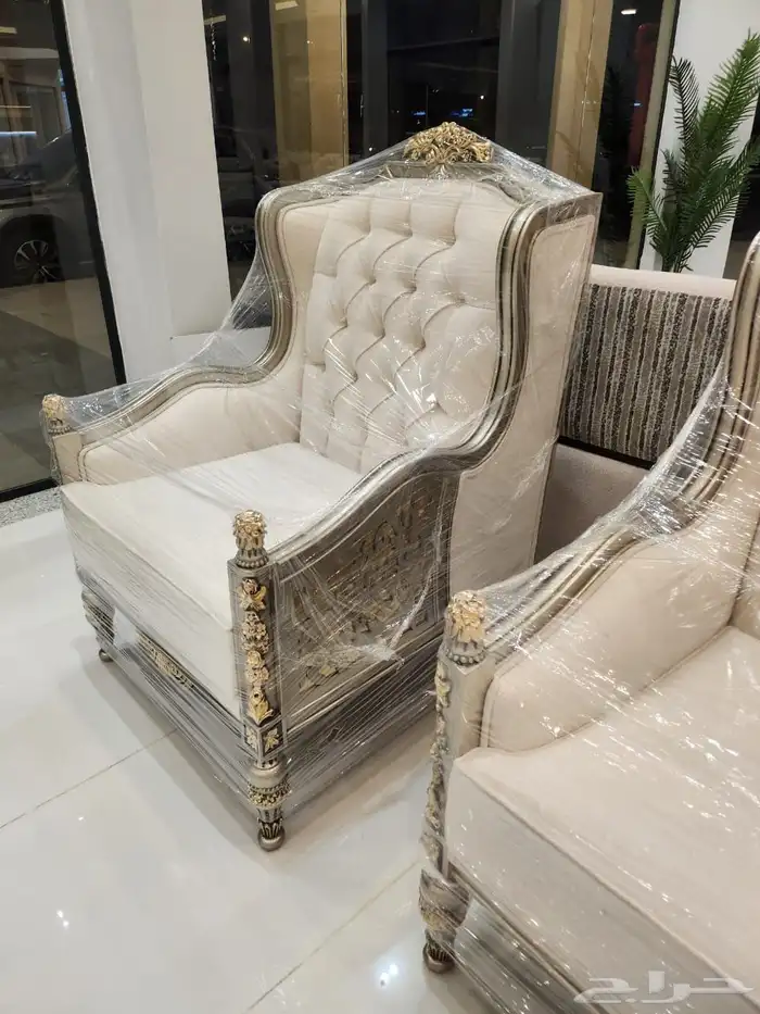 كنب ومجالس عربيه وستائر 9