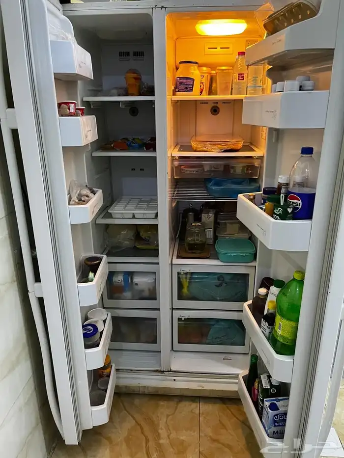 ثلاجه بابين سامسنج و غساله اتماتيك 0