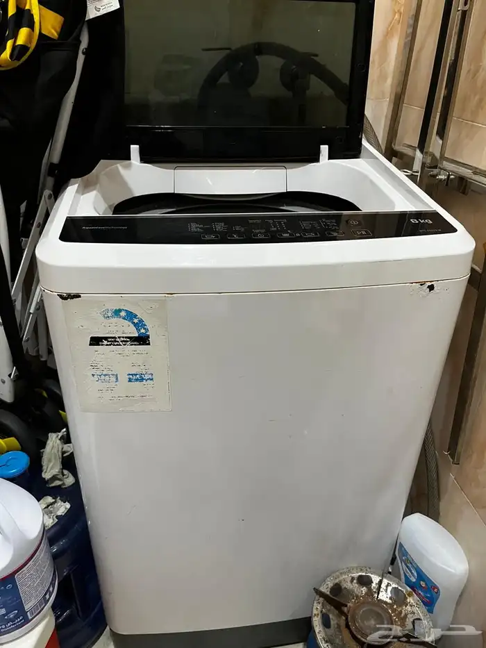 ثلاجه بابين سامسنج و غساله اتماتيك 5