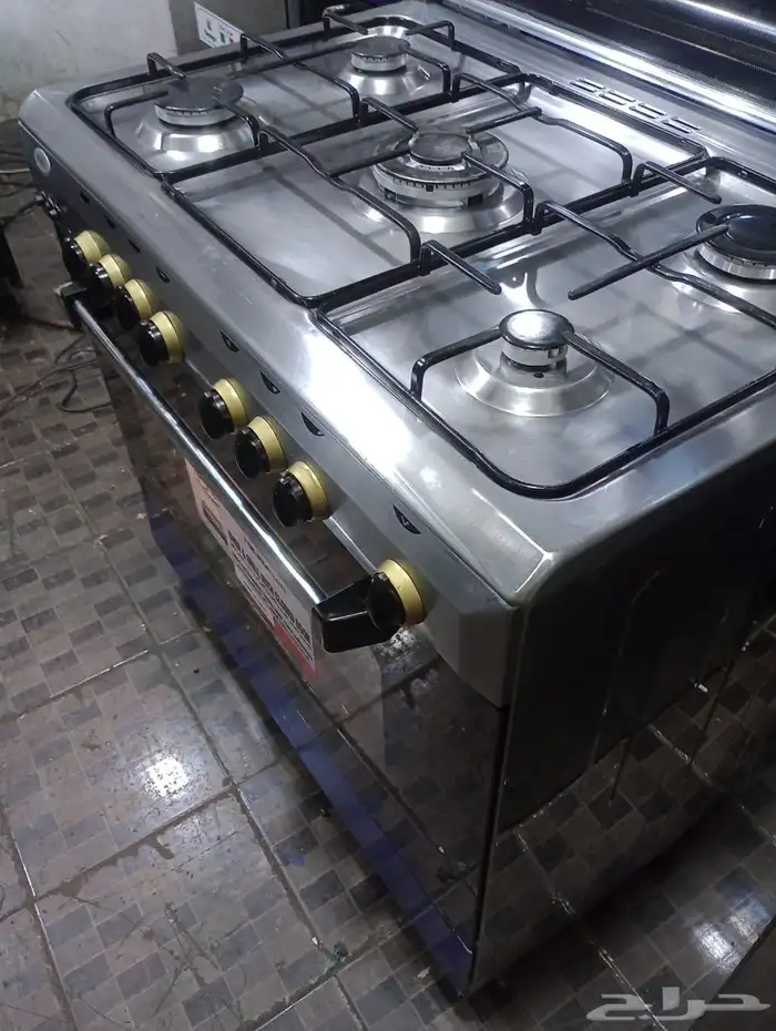 مستقدم للبيع فرن غاز خمسه عين ايطالي قلم غاز 60 90 مغص 4