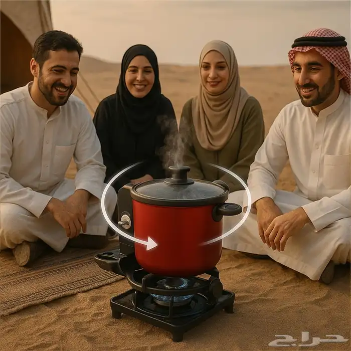 الة طهى وقدر المندى اوتوماتيك 6دورات في الدقيقه 6