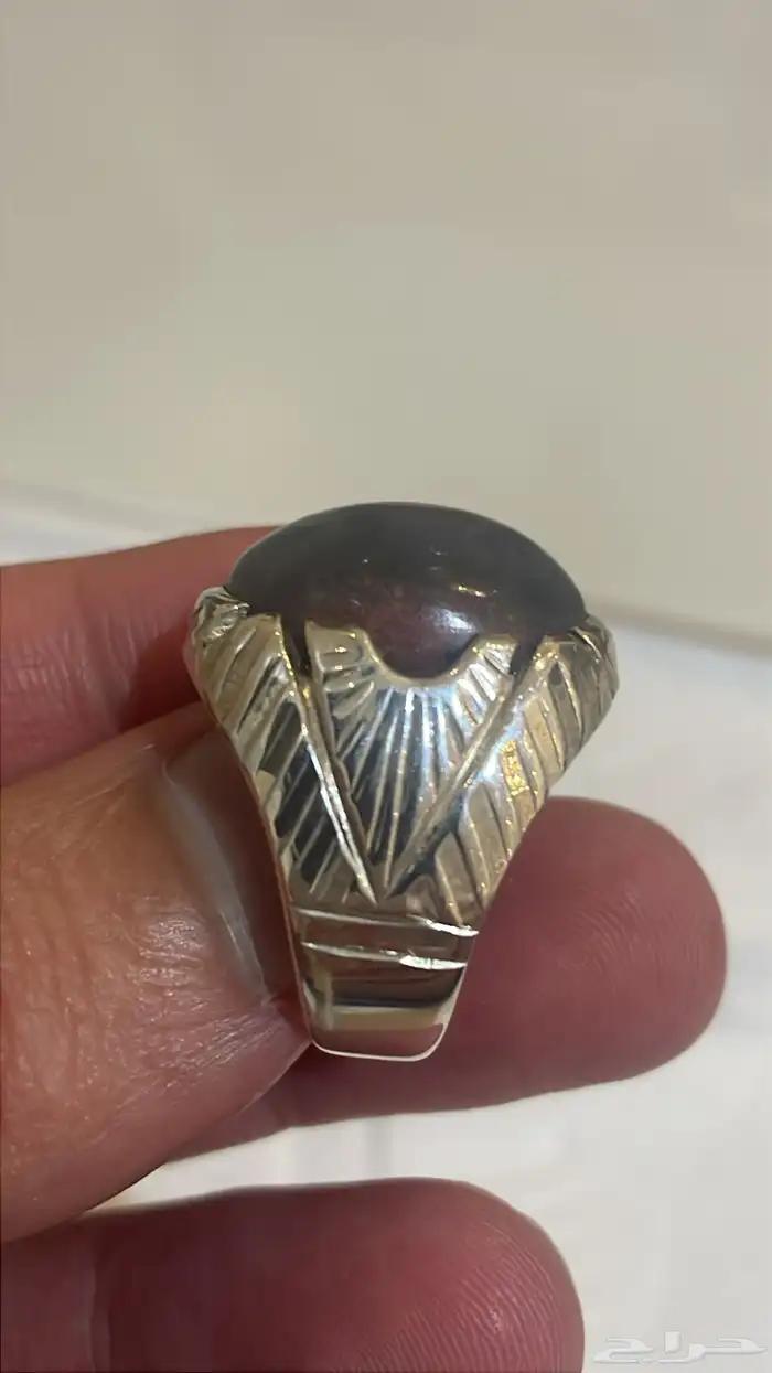 خاتم رجالي عين الهر Cat Eye 3