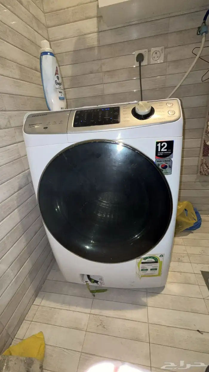 غسالة دايو غسيل وتنشيف وشطف وتجفيف وكوي 3