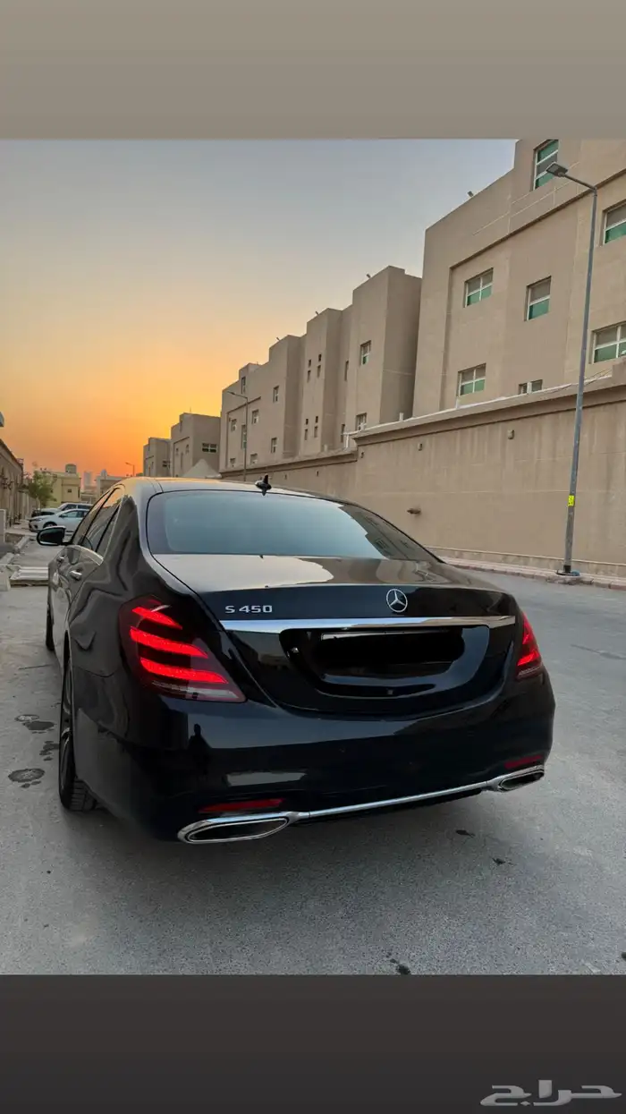 مرسيدس S class 450 اسود 2