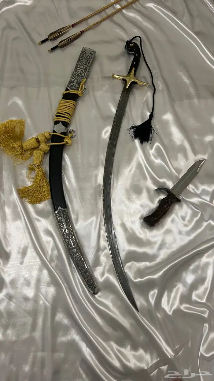 سيف شمشير جوهر دمشقي فضه تراث سيوف سكاكين سكين رحلات نوادر 23