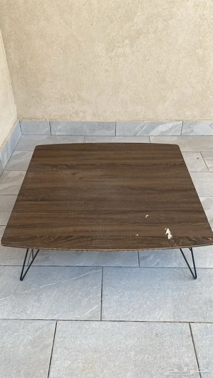 طاوله خشب منخفضه مودرن 1