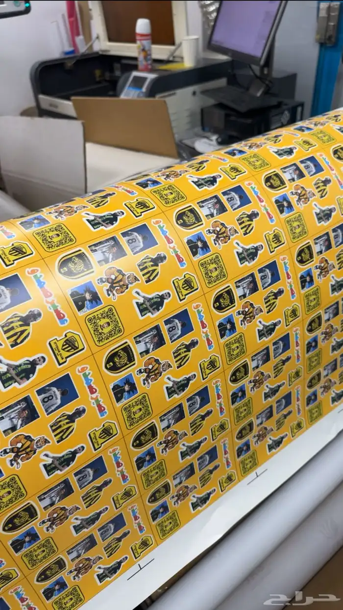 طباعة استيكر شيت بمكة ملصقات 13