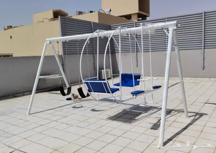 مراجيح حديد وطني - طقم مراجيح حديدية وزحاليق بعدة اشكال 4