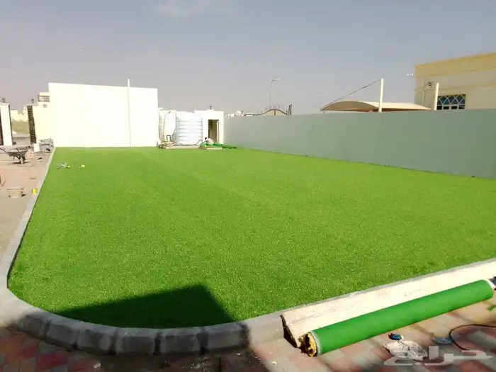 تنسيق حدائق شلالات ومظلات نوافير ثيل صناعي نجيله صناعي 8