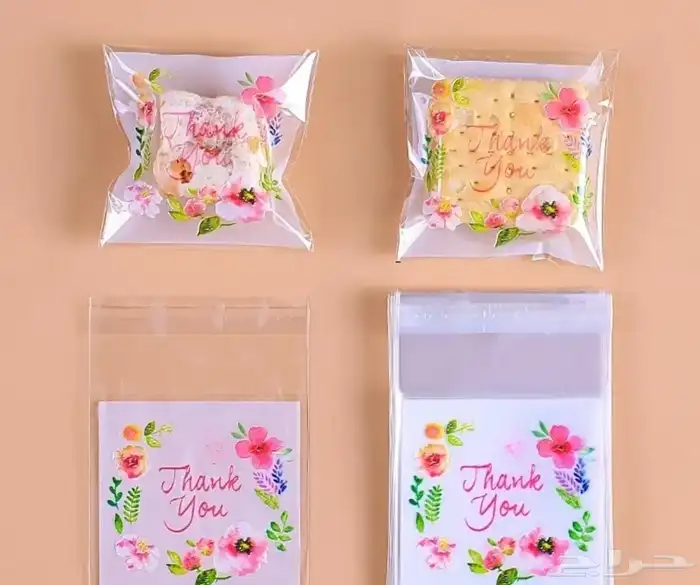 اكياس لاصق كوكيز حلويات هدايا كيس رول 2