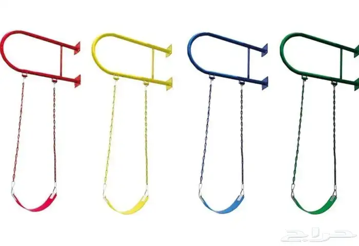 مراجيح حديد وطني - زحاليق وطني ( طقم مراجيح حديد وطني ) 19