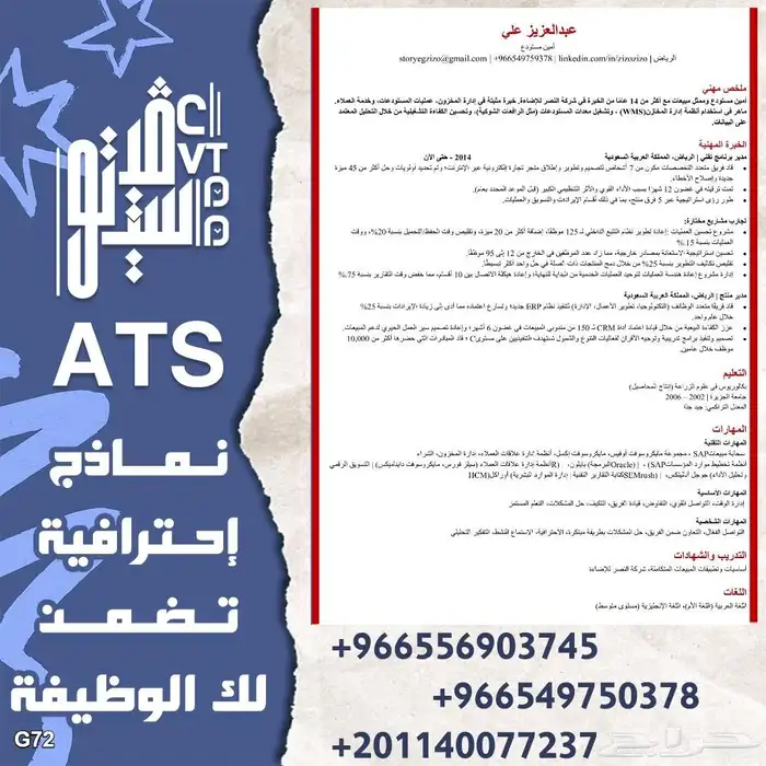 سيرة ذاتية قوية ومميزة 2