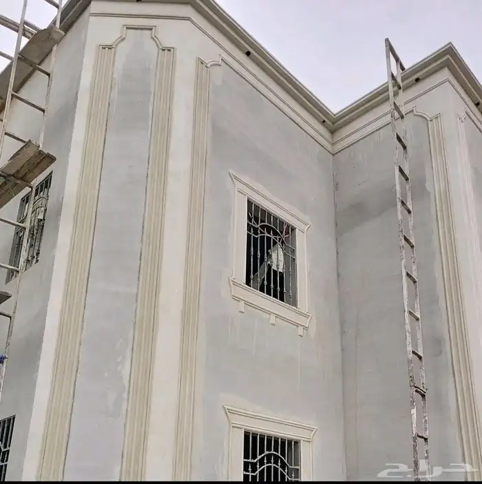 لياسه ملونه خارجيه بديل الحجر مع نقشات وديكورات 2