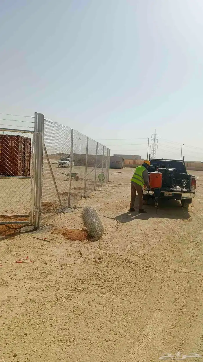 تركيب شبوك هناجر مستودعات Fence 4