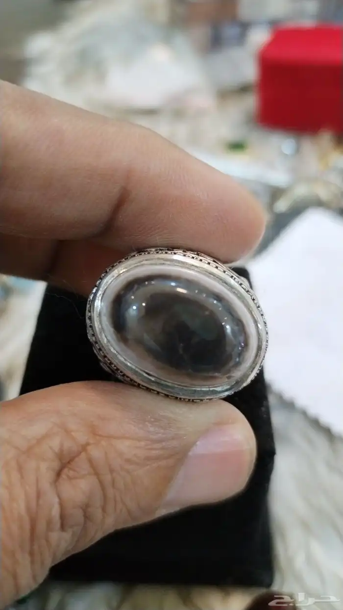 خاتم عقيق سليماني بقراني هندي 3