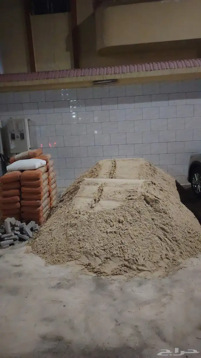 مواد البناء بطحاء اسمنت طوب بلك عتب جميع مواد البناء 0