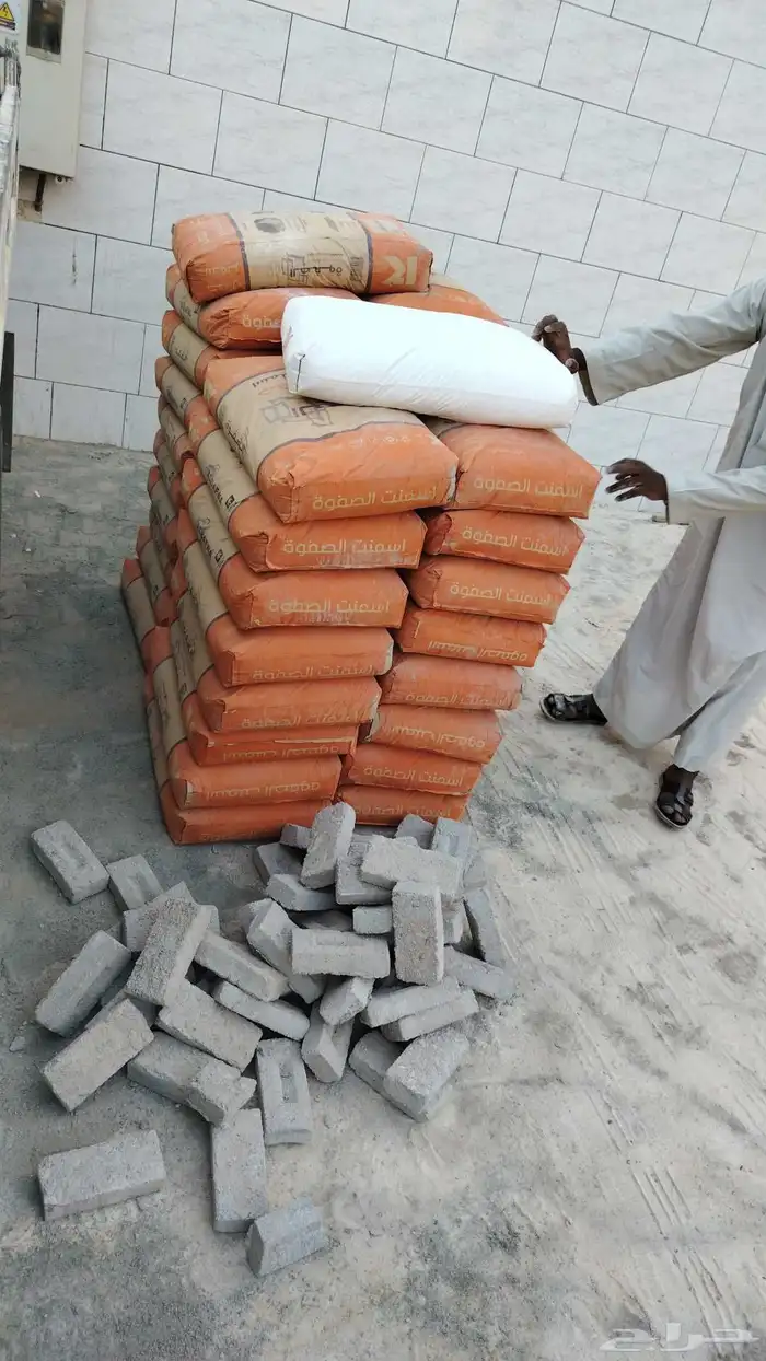 مواد البناء بطحاء اسمنت طوب بلك عتب جميع مواد البناء 1