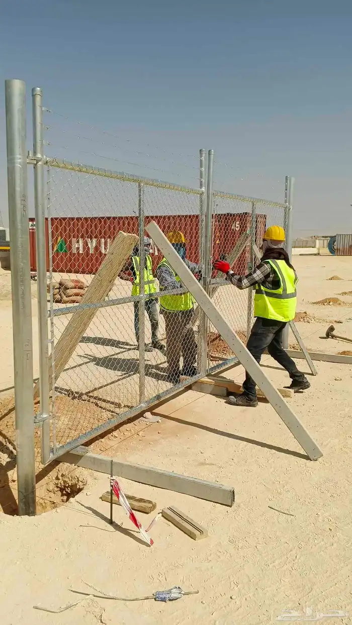 تركيب شبوك هناجر مستودعات Fence 6