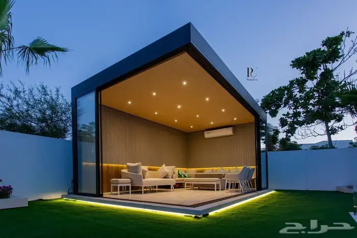 مجالس وغرف زجاجية خارجية 2