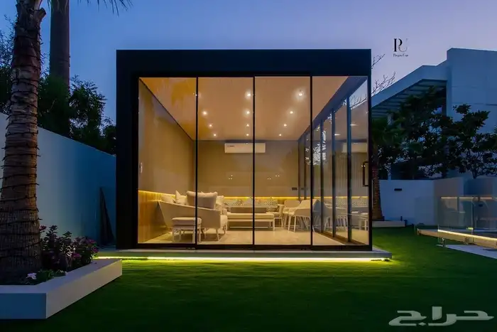 مجالس وغرف زجاجية خارجية 0