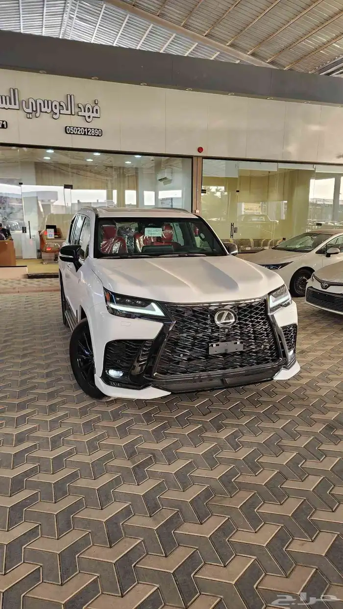 لكزس LX600 اف اسبورت سعودي ابيض 2025 ( بطاقه جمركيه ) 5