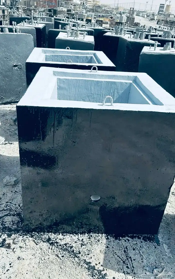قواعد إنارة حواجز خرسانية مناهيل 4