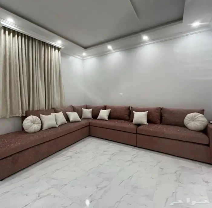 كنب زاوية لحمي للبيع 0