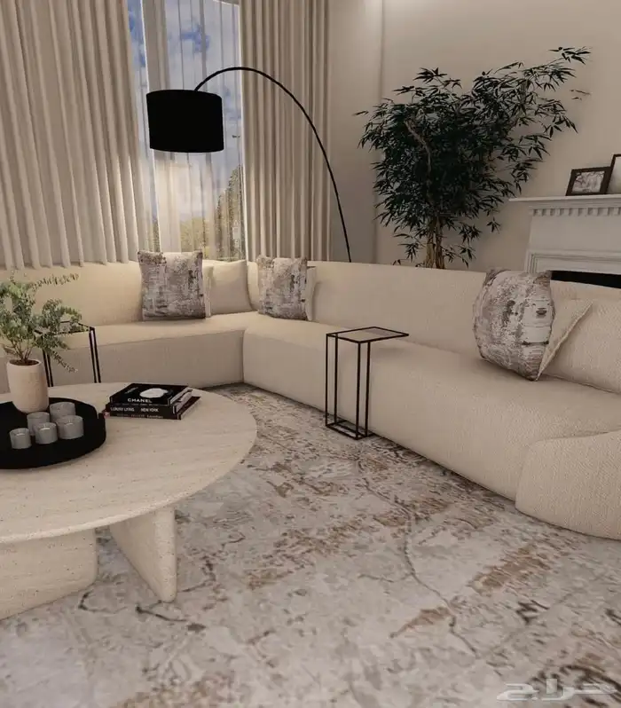 تفصيل جميع انواع الكنب والجلسات الارضي والستائر 3