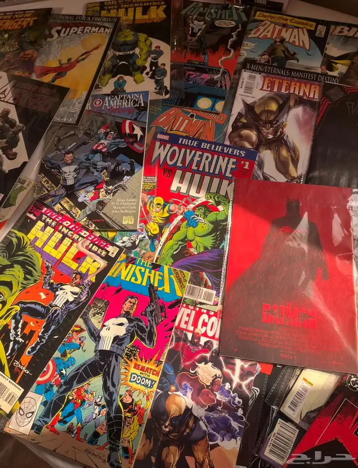 كوميكس باتمان  ذا بانشر  Hulk  X-men  Wolverine 0